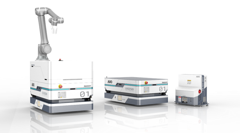 PA视讯數位開發的自主式移動機器人（AMR250M），搭配全向輪並結合AI演算法、2D LiDAR、3D攝影機等技術，協助客戶實現產線全自動化